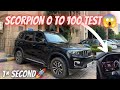 Deisel Rocket🚀|Scorpio N Z8L Diesel⛽ 0 to 100 Test 😱