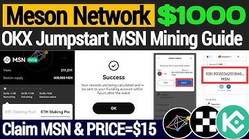Meson Network Airdrop OKX Jumpstart 800,000 MSN Mining Guide | Gaga Node Airdrop Claim and Price $15
