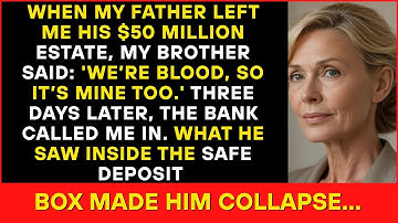 When My Father Left Me His $50M Estate, My Brother Claimed It. Then The Safe Box Opened And…