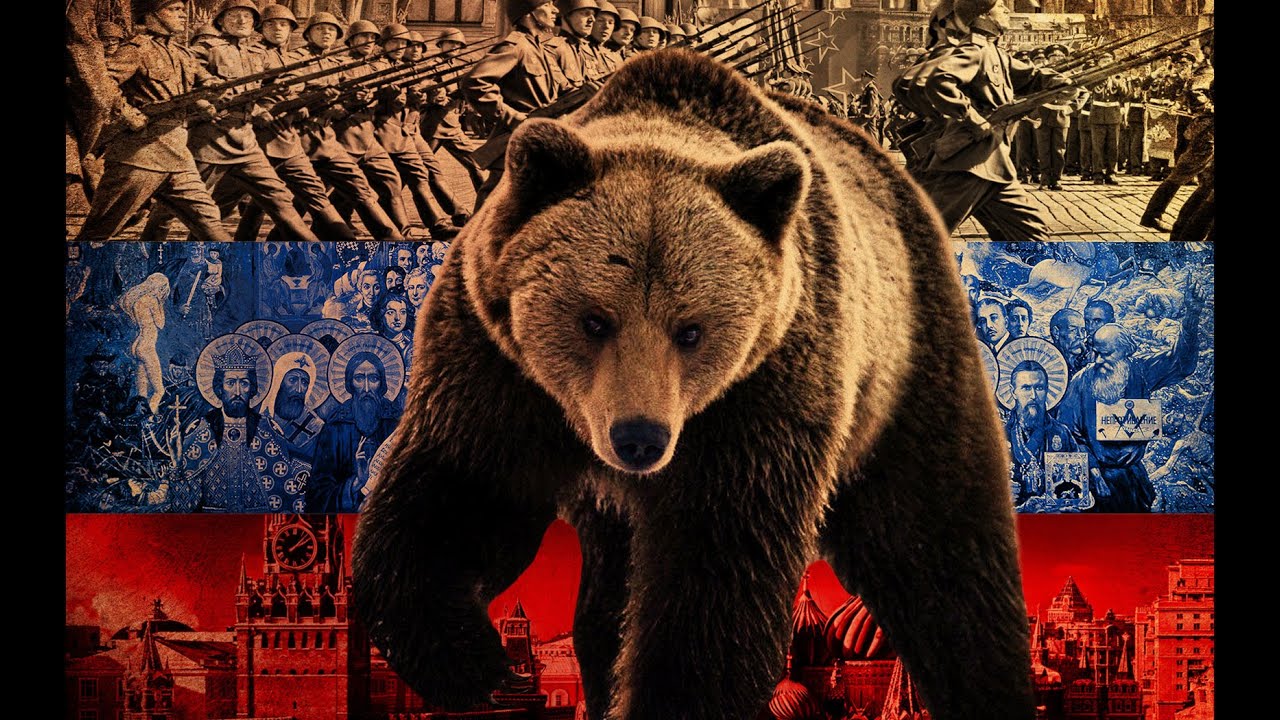 Русский медведь и волк. Медведь Россия. Флаг России с медведем. Медведь с флагом. Медведь символ России.