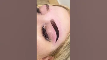 اسهل طريقة في صبغه الحواجب 