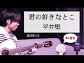 【歌詞付き】君の好きなとこ/平井堅(ひらいけん) 弾き語りカバー