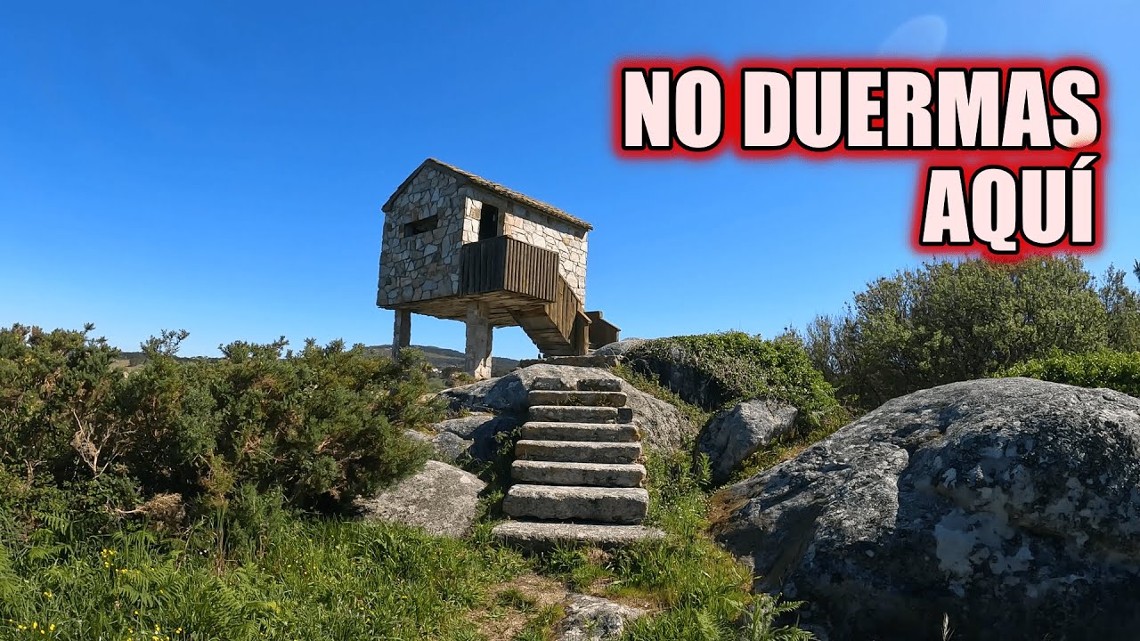 DORMIRÍA una NOCHE en este REFUGIO, aunque me temo que está PROHIBIDO.