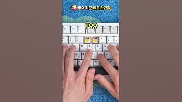 독거미 AULA F87 PRO vs F99 비교 타건음