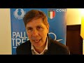 Massimo dalfovo presenta lo stage delle nazionali italiana e slovena di sitting volley a trento