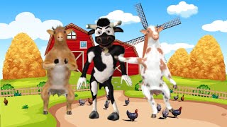 Lagu Anak Populer | Animasi Sapi Joget Lagu Pok Ame Ame