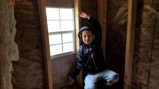 Celebrity Shed Windows 14" X 21" White Flush Mount, Playhouse Windows, Chicken Coop Windows Net Worth