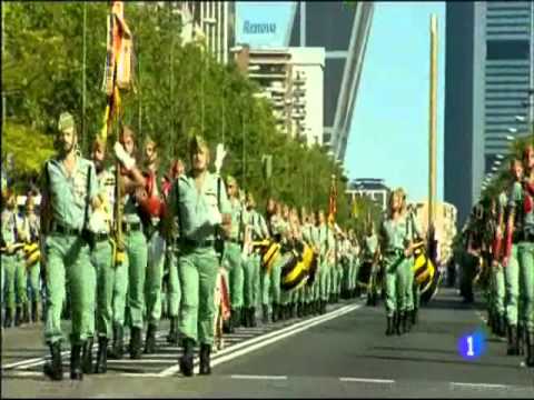 Desalentar fusión Extremistas Legión Española "desfile día de la Hispanidad" 2.010 - YouTube