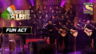 "Live 100 Band" ने Live जाकर दिया एक सबसे हटके Act | India's Got Talent Season 8 | Fun Act screenshot 2