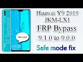 Huawei Y9 2019 JKM-LX1 Frp Bypass Google Account Bypass No TalkBack No Apk New Method  (ST) 2020!