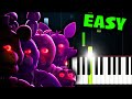 Five Nights At Freddy&#39;s - The Movie (Main Theme) - EASY Piano Tutorial