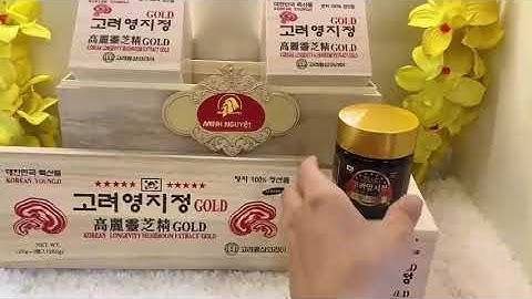 Review CAO LINH CHI GOLD Hộp Gỗ Trắng - HỒNG SÂM HÀN QUỐC MINH NGUYỆT 0914032573