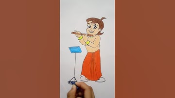 Chhota Bheem drawing ❤️🥰 / #chhotabheem #drawing #shorts #youtubeshorts #animation #trending #art