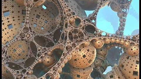 First test animation using Mandelbulb 3D