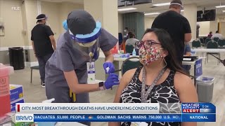City: Most breakthrough deaths have underlying conditions