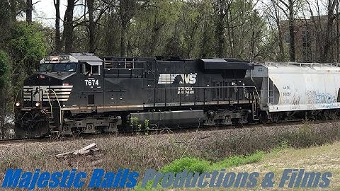 [NS]7674 ES40DC Solo Leads P41-30 WB After Working The Old Yard In Fay NC
