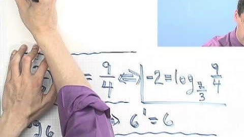 Converting between Exponential and Logarithmic Functions, Part 4