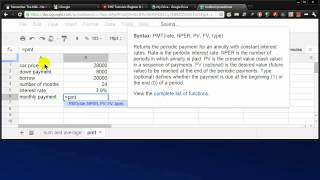 Make Spreadsheets and Collaborate with Google Docs