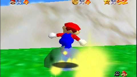 Ride a Water Bomb in Super Mario 64 (Gameshark Code)