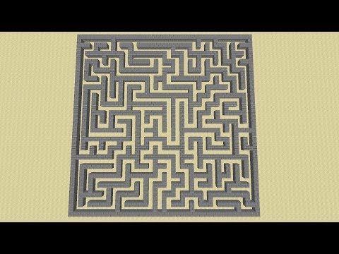 Minecraft: Instant Maze Generator Using Functions!