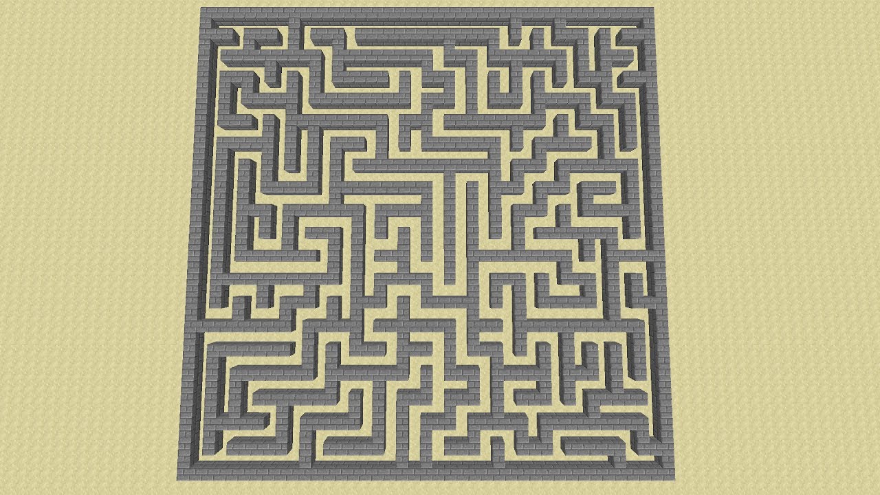 Minecraft: Instant Maze Generator Using Functions! -