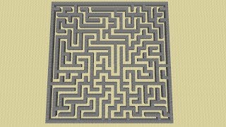 Minecraft: Instant Maze Generator Using Functions!