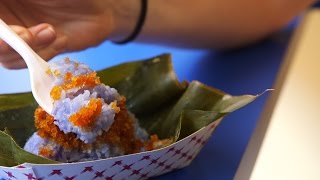 Apparently blue sticky rice is a staple snack in Malaysia screenshot 5