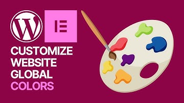 How To Customize Website Global Colors Using Elementor WordPress Plugin? (FREE) 🎨