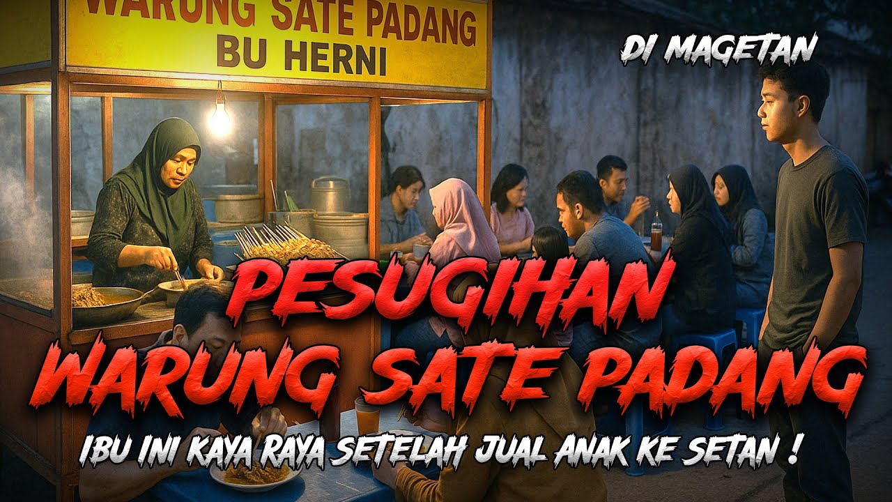 Ngeri! Kisah Pesugihan Warung Sate Padang! Baru Buka 3 Bulan, Langsung Ramai Sekampung