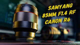 Samyang 85mm f/1.4 rf в связке с Canon r6