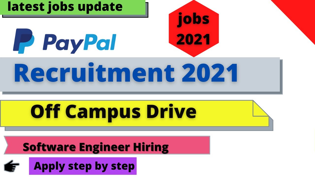 PayPal Off Campus Drive for 2021 | 2020 | 2019 Batch| System Analyst
