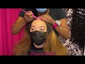She Finally Found Someone To Handle Her Hair| 2 Braids w/ Curly Hair