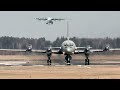 Два ветерана на посадке - Ил-20 и Ан-22 / Аэродром Кубинка (наши дни)