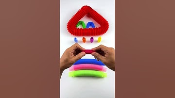 Style Satisfying ASMR MINI Pop Tubes🥳#asmrsound #satisfyingvideo #creative #shorts #diy #robot #asmr