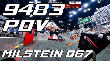 FRC 9483 | Robot POV (2024 Milstein Q67)