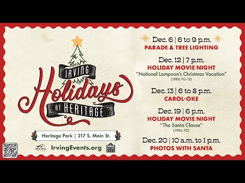 🎄🎁Holidays at Heritage Returns to Heritage Park on December 6th