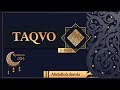 Taqvo 1-Dars | Abdulloh Domla | Ramazon 2006 yil | Al IkhlasUz