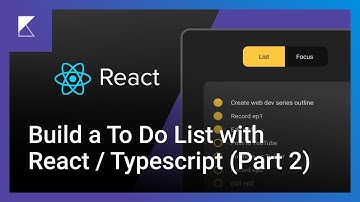 React by Example: Build a To Do List with Typescript, Hooks, and Styled Components - Part 2