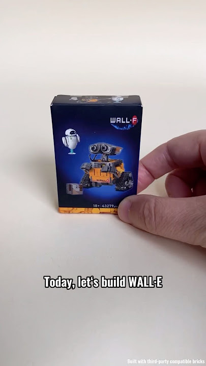 Mini wall•E building bricks #moc #bricks #mini