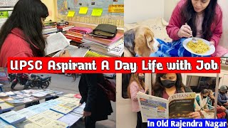 बिना मां-बाप और family के न होने पर मुझे खुद job करके पढ़ना पड रहा हैं 😭|UPSC Aspirant one day Life