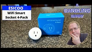 Smart Plug ESICOO - Alexa, Echo &amp; Google Home (4-Pack)