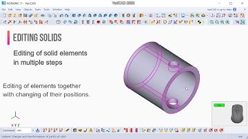 VariCAD – Editing of solid elements