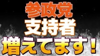 【朗報】参政党代表選以降支持者が増えてます！！