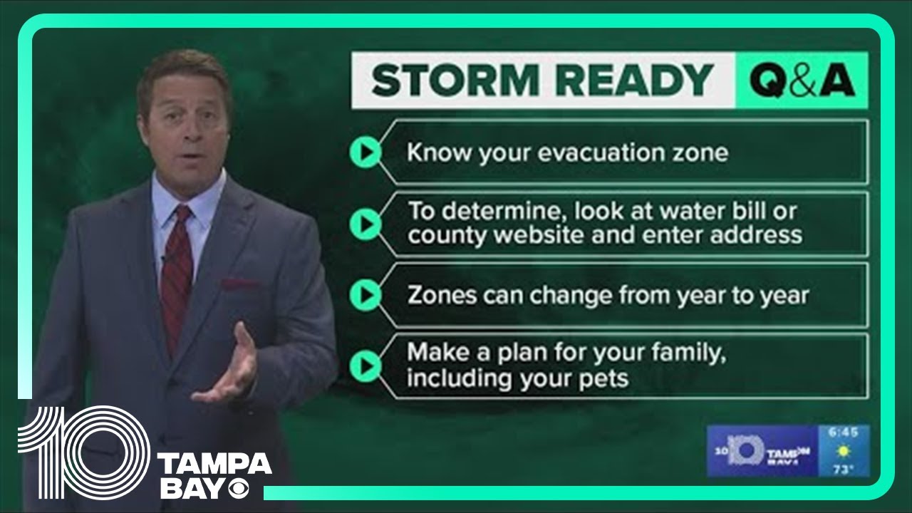 National Hurricane Preparedness Week: What's my evacuation zone? - YouTube