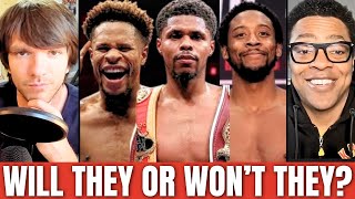 HANEY & SHAKUR TO FIGHT AT 144? KEYSHAWN DAVIS GETS SHOT AT HANEY INSTEAD? WILL THEY OR WON'T THEY?!