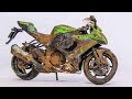 Restoration Abandoned Kawasaki Ninja ZX-10R - Model Motorcycle