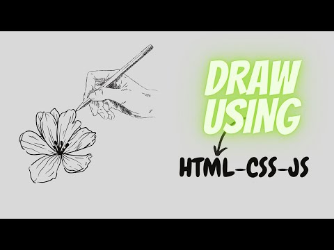 "Drawing Masterclass: Unleash Your Creativity with HTML, CSS, and JavaScript!"