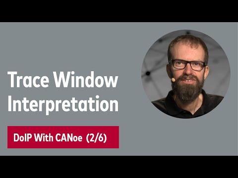 DoIP with Vector CANoe (2/6): Trace Window Interpretation