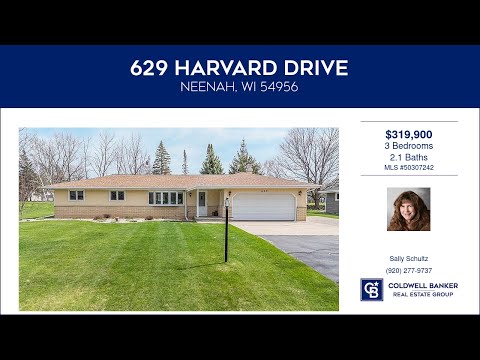 629 HARVARD Drive, Neenah, WI home video tour