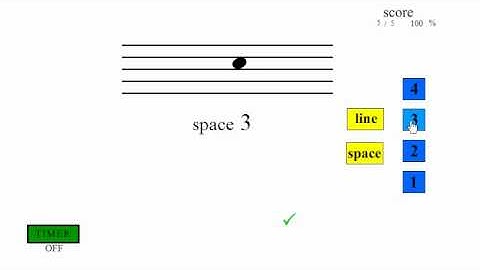 Learning to Sight Sing, Lesson 1- Line Notes and Space Notes: part 2- exercise video